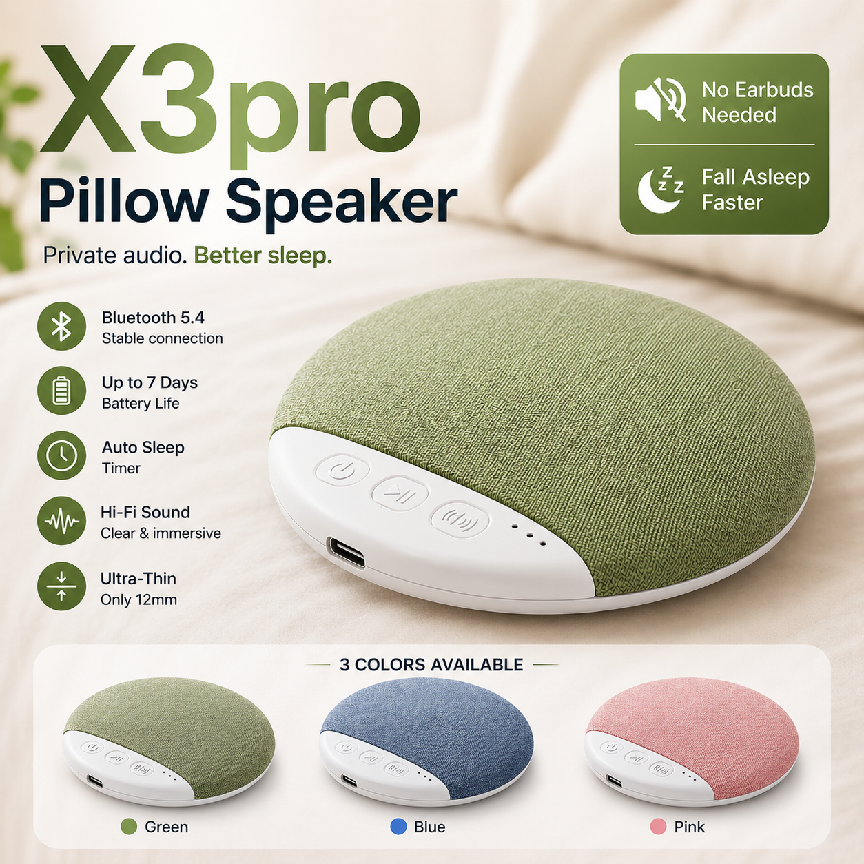 😴 Finally Sleep With Audio Without Painful Earbuds