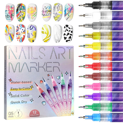 💅 NantSpider™ Salon-Style Nail Art Pen Set