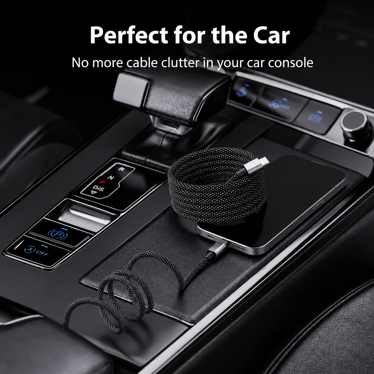 ⚡Magnetic Anti-Tangle Fast Charging Cable (Offer)