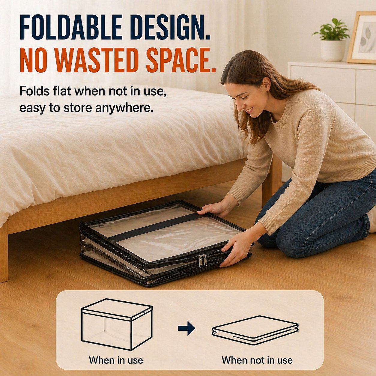 🔥LIMITED TIME 50% OFF📦Large Heavy-Duty Thick Plastic Clear Storage Bag for Clothes, Moving & Storage (Offer)