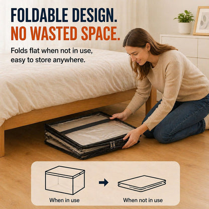 🔥LIMITED TIME 50% OFF📦Large Heavy-Duty Thick Plastic Clear Storage Bag for Clothes, Moving & Storage (Offer)