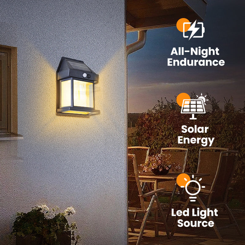💡Solar Motion Sensor Wall Light – Brighten Your Porch, Garage & Backyard Without Wiring