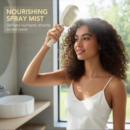 ✨ 50% OFF! NantSpider™ Mist Hair Smoothing Brush With Red Light Care