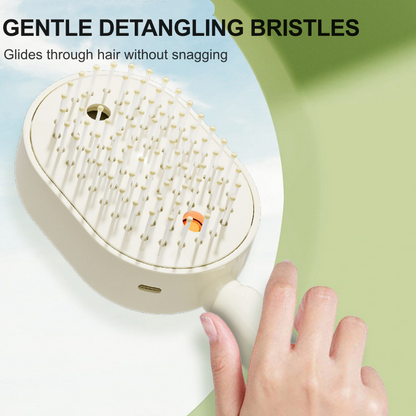 ✨ 50% OFF! NantSpider™ Mist Hair Smoothing Brush With Red Light Care