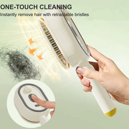 ✨ 50% OFF! NantSpider™ Mist Hair Smoothing Brush With Red Light Care