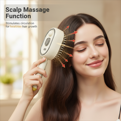 ✨ 50% OFF! NantSpider™ Mist Hair Smoothing Brush With Red Light Care