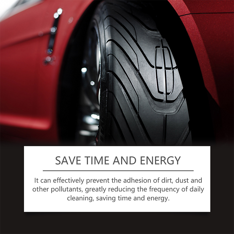 NantSpider™ Tire Shine Wax – Restore Deep Black Tires & Protect Against UV Damage