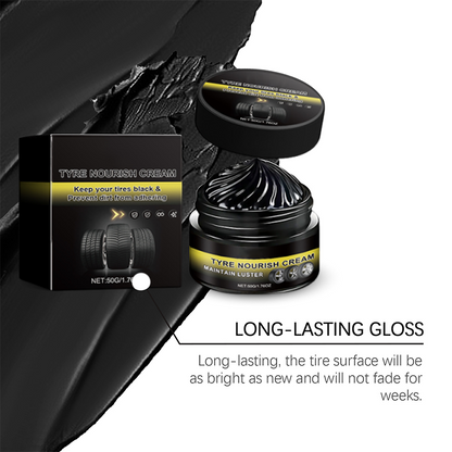 NantSpider™ Tire Shine Wax – Restore Deep Black Tires & Protect Against UV Damage