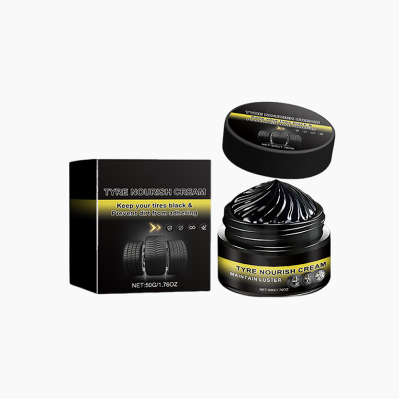 NantSpider™ Tire Shine Wax – Restore Deep Black Tires & Protect Against UV Damage