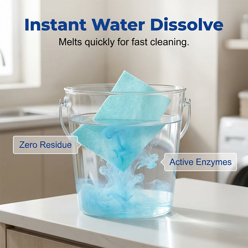 🥳 50% OFF | NantSpider™ Water-Soluble Floor Cleaning Sheets