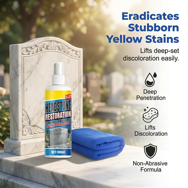 🪦 Headstone Cleaning Spray – Removes Moss, Algae & Outdoor Stains (Offer)