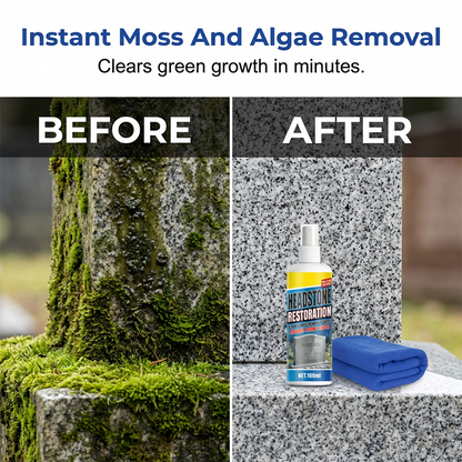 🪦 Headstone Cleaning Spray – Removes Moss, Algae & Outdoor Stains (Offer)
