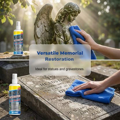 🪦 Headstone Cleaning Spray – Removes Moss, Algae & Outdoor Stains (Offer)