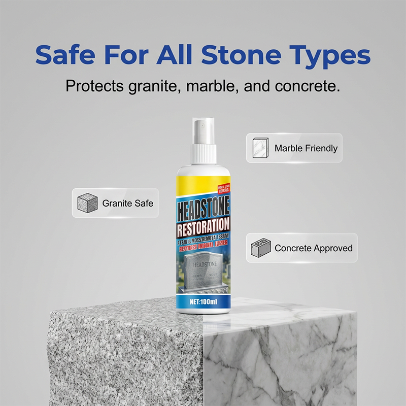 🪦 Headstone Cleaning Spray – Removes Moss, Algae & Outdoor Stains (Offer)
