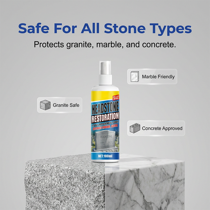🪦 Headstone Cleaning Spray – Removes Moss, Algae & Outdoor Stains (Offer)