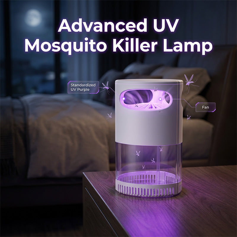 🥳50K+ SOLD! NantSpider™ UV Mosquito Killer Lamp – Quiet USB Bug Trap