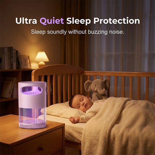 🥳50K+ SOLD! NantSpider™ UV Mosquito Killer Lamp – Quiet USB Bug Trap