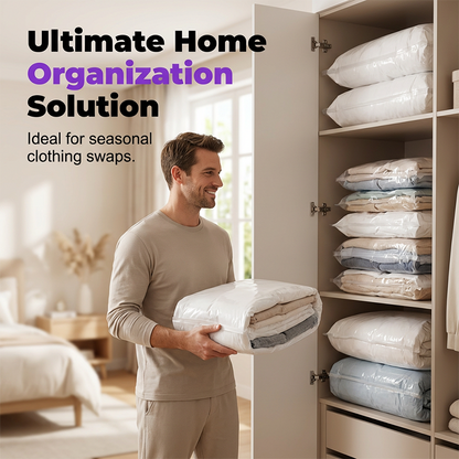 🧳 Buy 2 Get 1 FREE | NantSpider™ 3D Antibacterial Compression Bags (No Pump Needed)