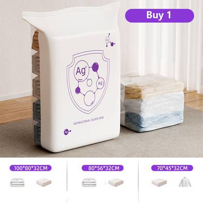 🧳 Buy 2 Get 1 FREE | NantSpider™ 3D Antibacterial Compression Bags (No Pump Needed)