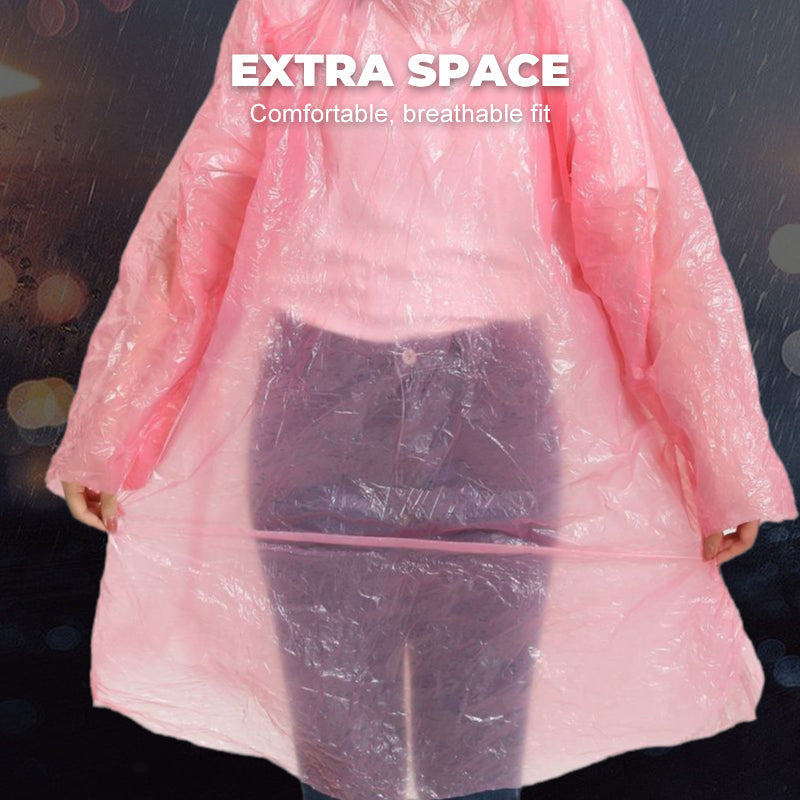 Portable Emergency Raincoat Ball Keychain