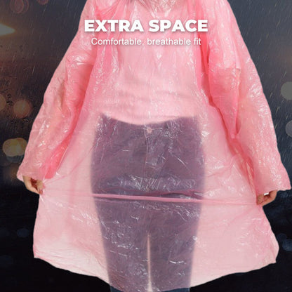 Portable Emergency Raincoat Ball Keychain