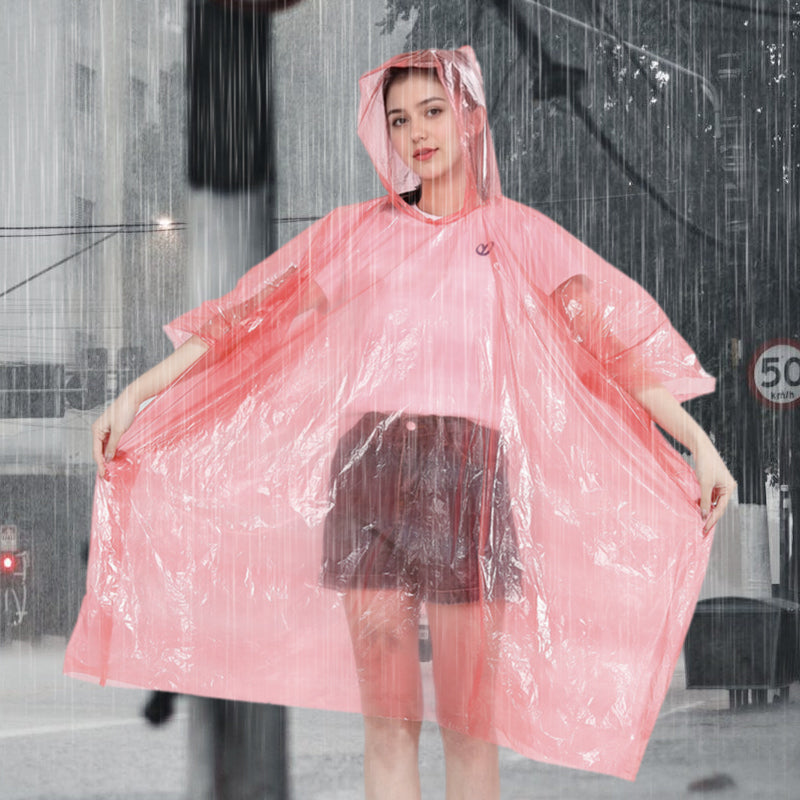 Portable Emergency Raincoat Ball Keychain