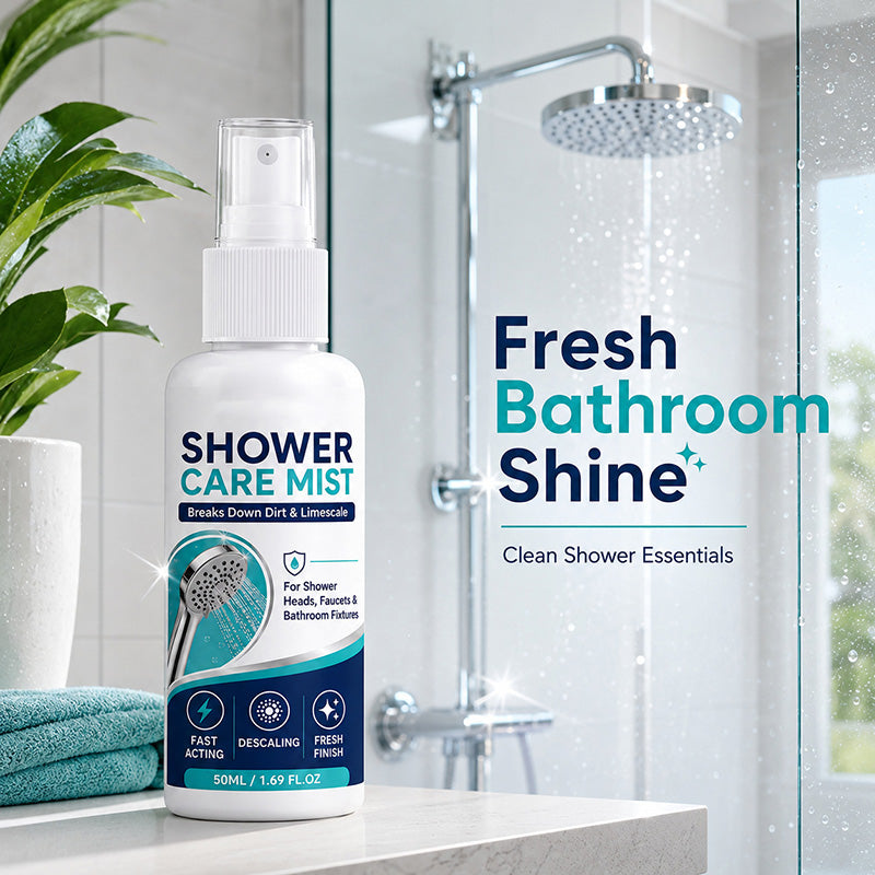 🚿✨Fast-Acting Shower Limescale Remover Spray – Dissolves stubborn mineral deposits & hard water stains. Restores water flow & shine – just spray & wipe! 🧼💪 (Offer)